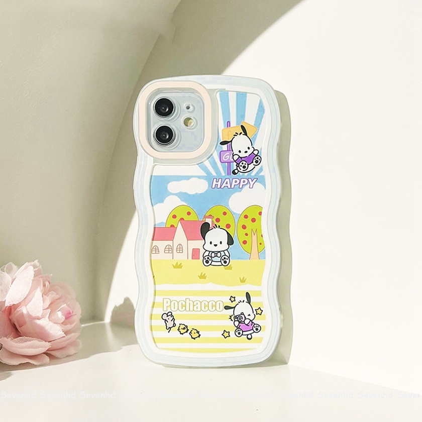 Ốp Điện Thoại Mềm Họa Tiết Chú Chó Pacha Gợn Sóng Cho iPhone 13 12 11 Pro Max Xs Max Xr X 7 8 6 6s Plus