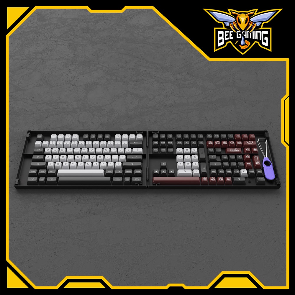 [Mã 33ELSALE hoàn 7% xu đơn 300k] Bộ keycap AKKO Dracula Castle - Chất liệu PBT Double Shot - 198 nút