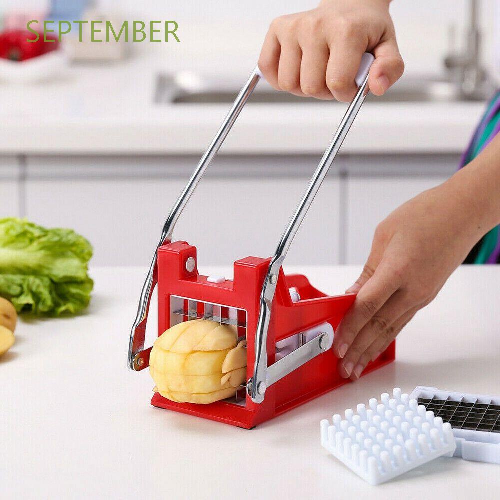Dụng Cụ Cắt Khoai Tây Chiên 2 Màu Bằng Thép Không Gỉ