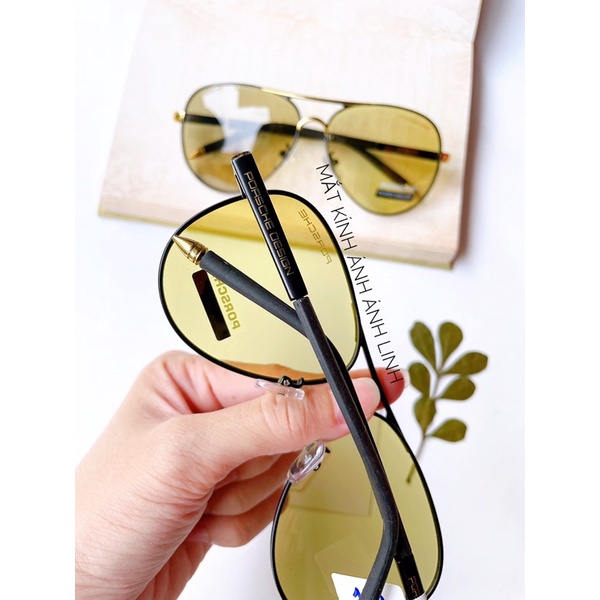 Kính mát nam đổi màu đi xuyên đêm tròng vàng