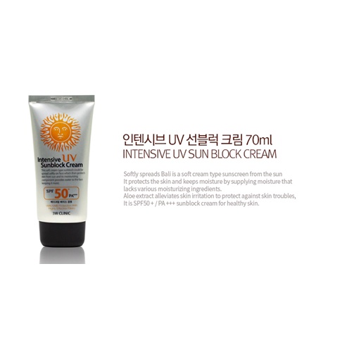 Kem chống nắng 3W CLINIC SPF50+ PA+++ 70ml