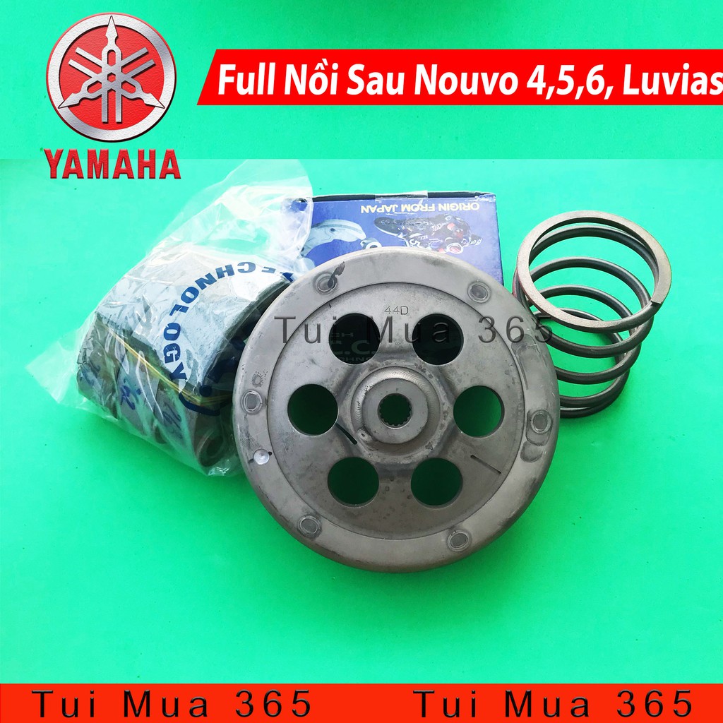 Combo Full Nồi Sau Xe Tay Ga Yamaha Nouvo LX, 5, 6 Luvias
