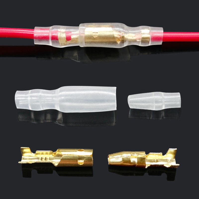 Set 50 / 200 Đầu Nối Dây Điện 4.0 + Hộp Đựng Chuyên Dụng Cho Xe Hơi