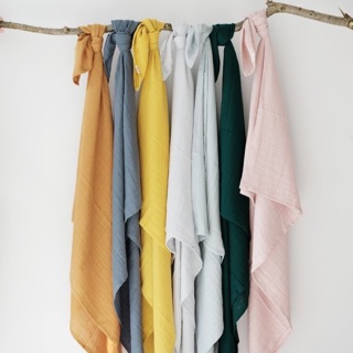 Khăn quàng linen đũi vintage