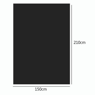 Backdrop Cho Studio Loại Sáng Đen Trơn Kích Thước 5X7Ft