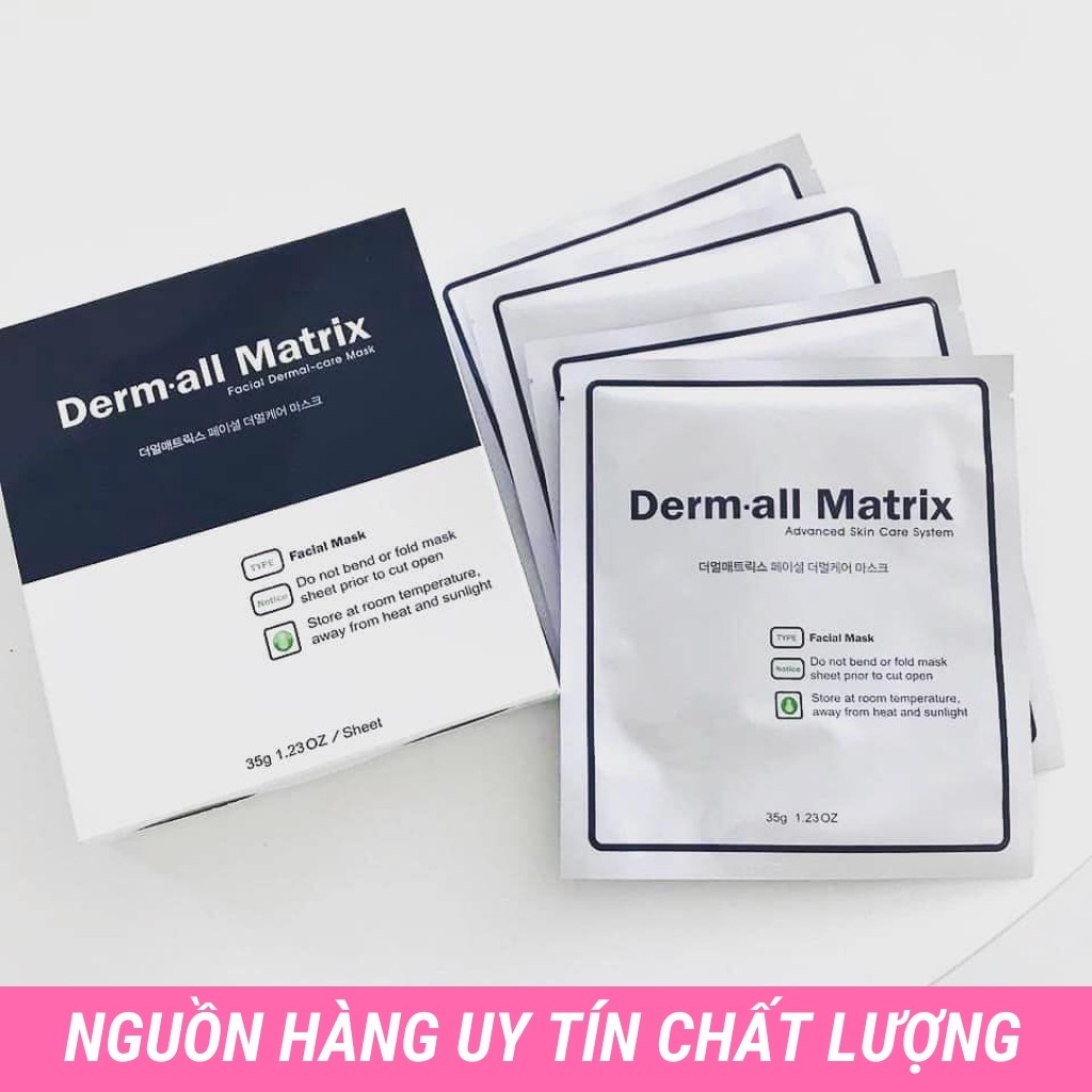 Mặt nạ Derm All Matrix Facial Dermal Care Mask nâng cơ dưỡng da 35g - ZAVENCI Official