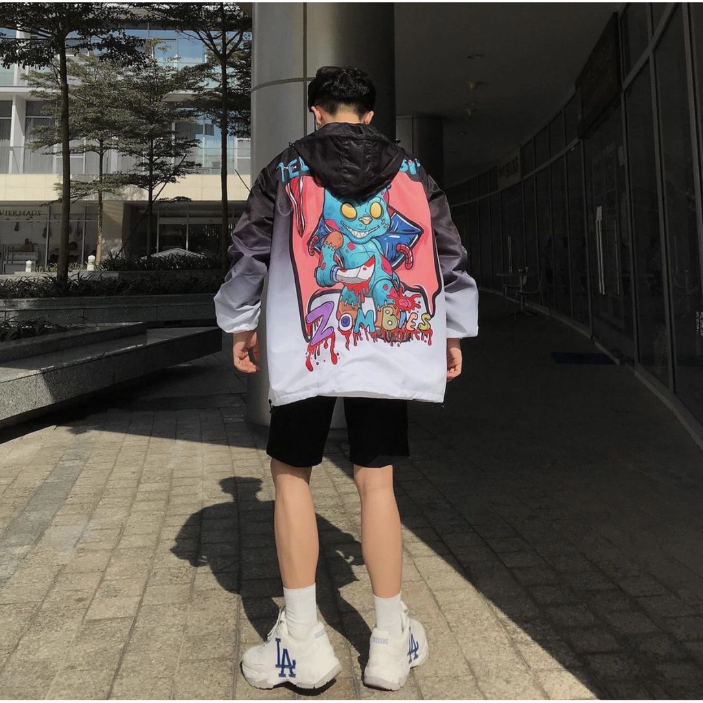 Áo khoác dù XUKASTORE In Hình THE ZED 3D , dành cho nam cho nữ và cặp đôi phong cách Unisex có 2 màu đen xanh form rộng | BigBuy360 - bigbuy360.vn