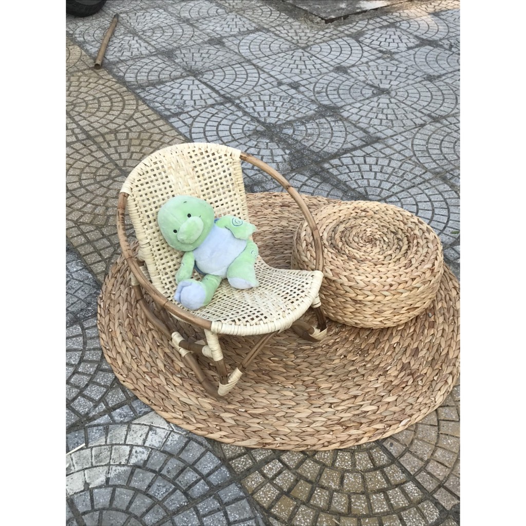 Combo ghế mây thảm lục bình dành cho stuido giá xưởng bán chạy nhất | BigBuy360 - bigbuy360.vn