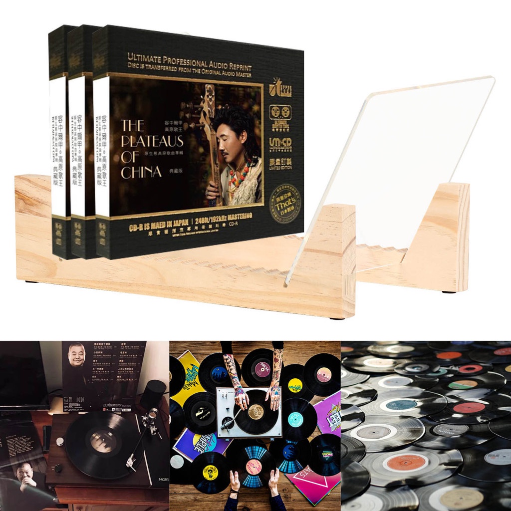 Giá Đỡ Đĩa Than 7” 12” Inch Bằng Acrylic