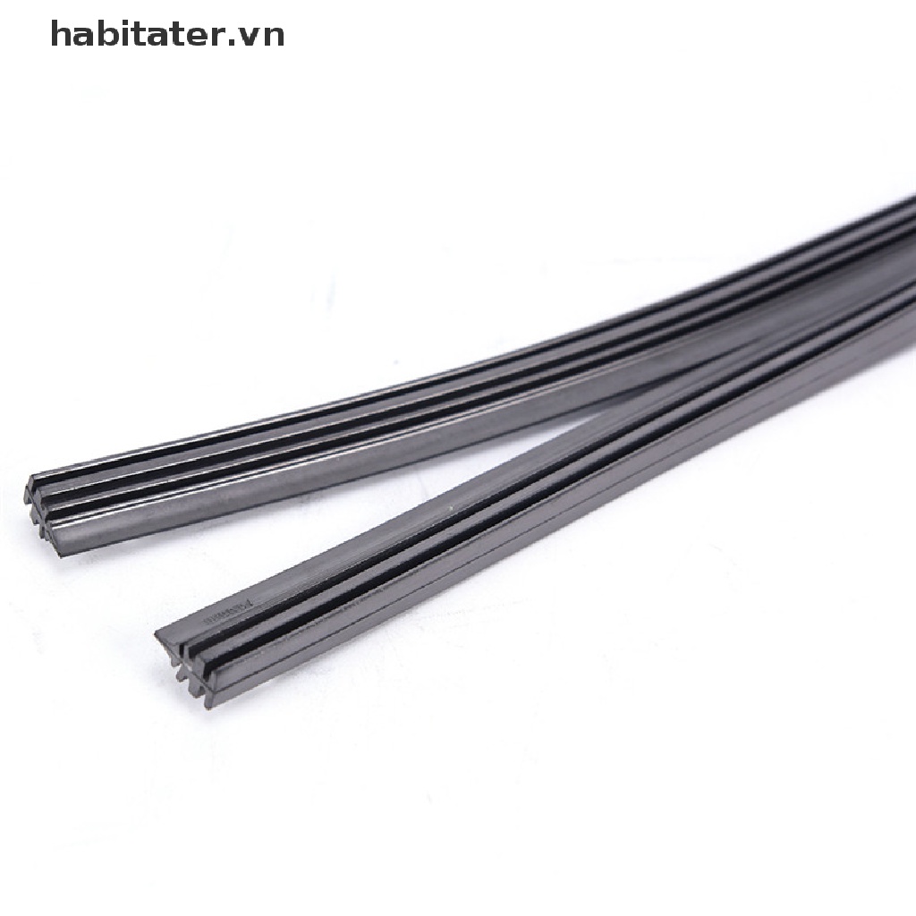 Set 2 Lưỡi Gạt Nước Cao Su Không Khung Cho Kính Chắn Gió Xe Hơi 28 &quot;