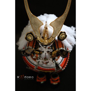 Búp bê Samurai , búp bê Nhật Bản .  Y5 CAM TRẮNG