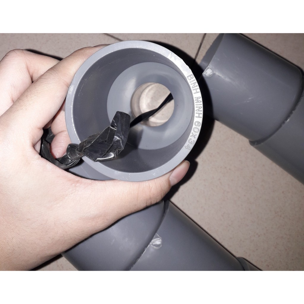 Nối Giảm 60/34 nhựa PVC phụ kiện ống nước BÌNH MINH phụ tùng ống PVC