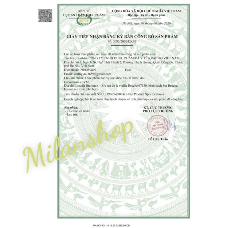✅ EU-THION Viên uống đẹp da chống lão hoá, tăng đề kháng