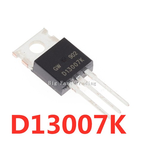 Bộ 5 D13007k D13007 13007 To-220 Gói Transistor, đảm bảo chất lượng