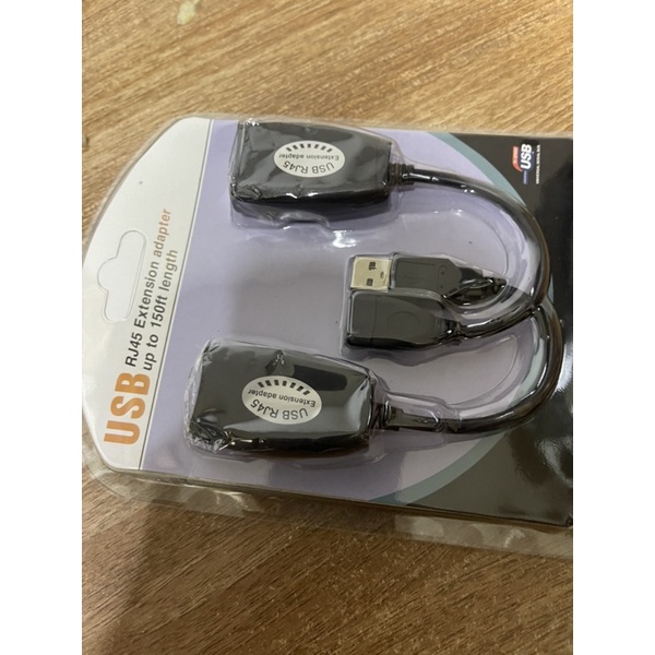 Bộ Dây Nối Dài Usb Qua Dây Mạng Lan 45M