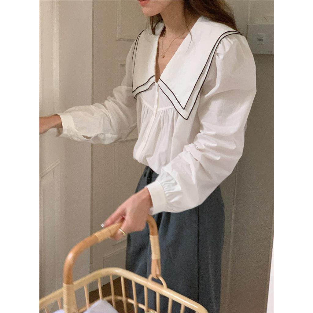 Áo Sơ Mi Hai Lớp Dài Tay Phong Cách Hàn Quốc Sành Điệu 61279