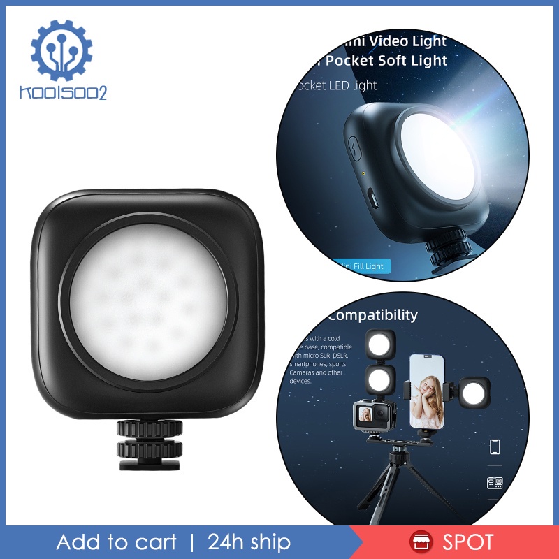 Đèn Led Mini Hỗ Trợ Chụp Ảnh Kool2-8 Cho Máy Ảnh Slr 36led