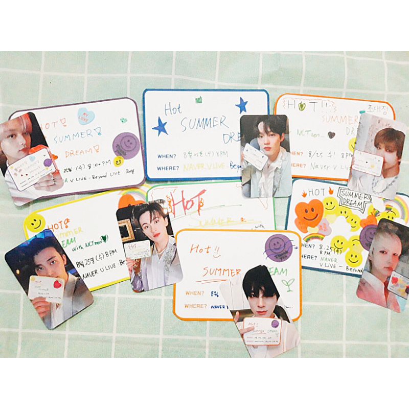 SET thư mời INVITATION FANMEETING SUMMER 2021 NCT DREAM