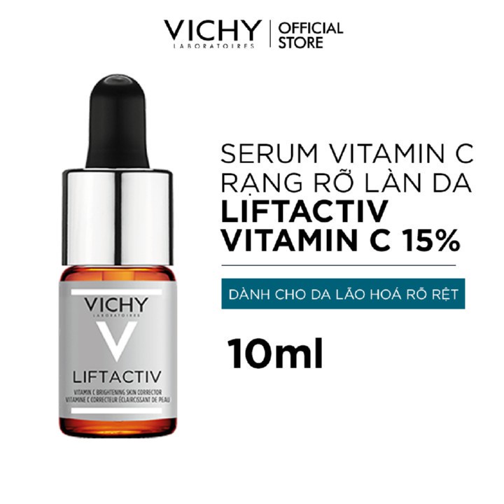 Dưỡng chất (serum) 15% Vitamin C nguyên chất giúp làm sáng và cải thiện làn da lão hóa Vichy Lifactiv Vitamin C | BigBuy360 - bigbuy360.vn