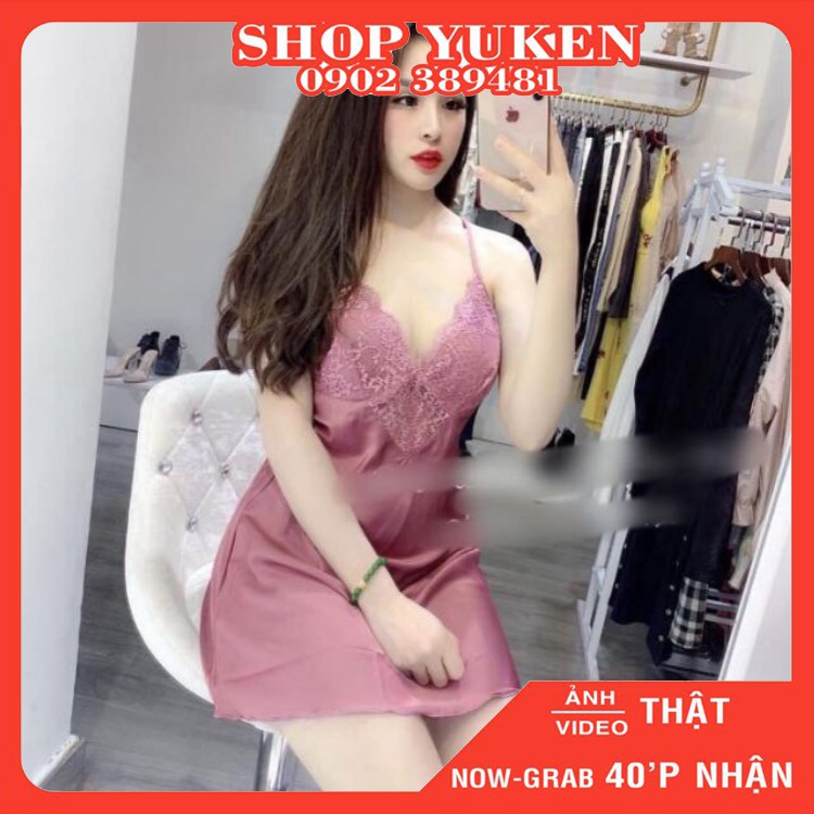 Váy Ngủ Phối Ren Sexy Siêu Mát Siêu Cao Cấp