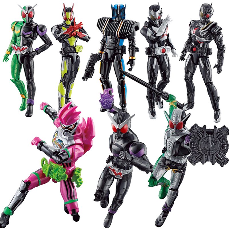 Mô Hình Nhân Vật Bandai Kamen Rider RKF Emperor Rider Meet Demon Time Zero One Wild Wolf Double Rider Có Thể Chuyển Động Không SHF C07U