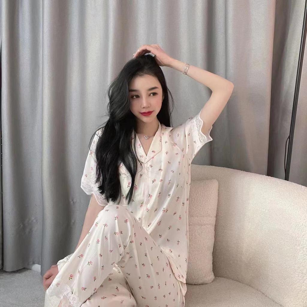 Bộ Đồ Ngủ Pijama 3 Món Thời Trang Mùa Hè Cho Nữ