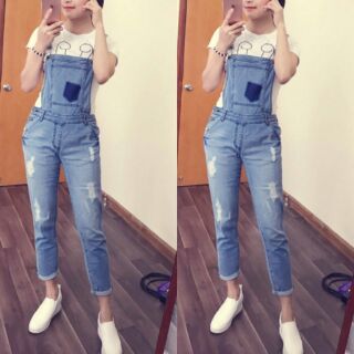 Quần yếm Jean xuất khẩu