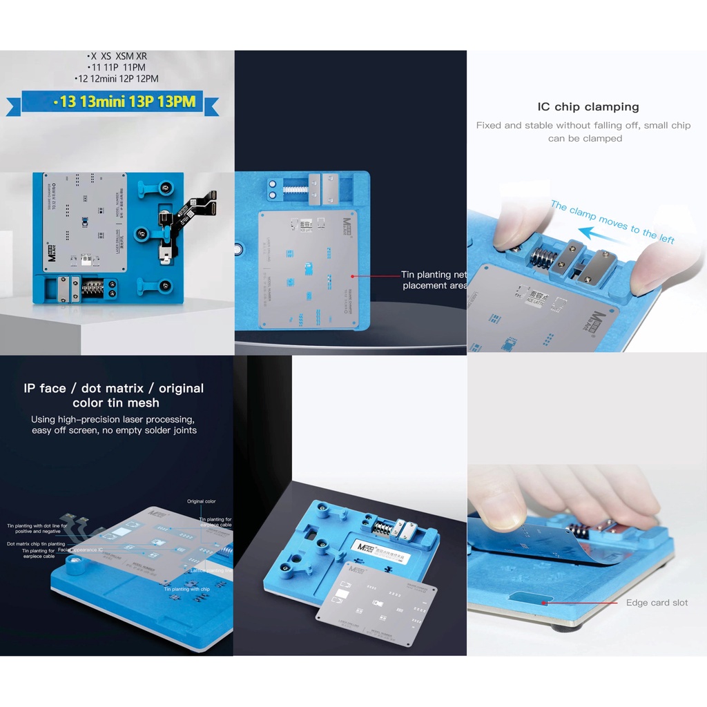 Bộ đế + Vỉ làm IC Face ID MaAnt MR-01 : X đến 14PRM