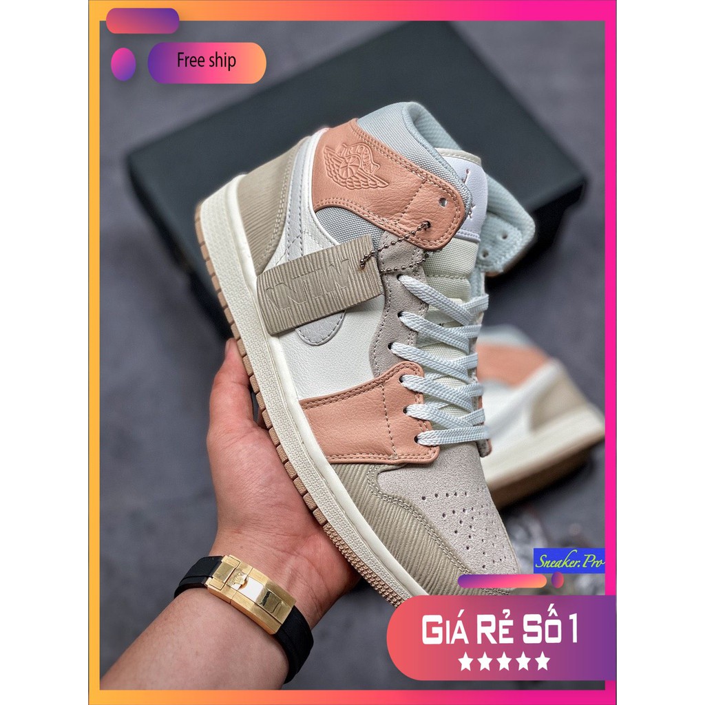 ( FULL BOX ) Giày thể thao cao cổ AIR Jordan 1 Mid Milan  siêu đẹp cho  nữ ⁸ :; ` ' ! °