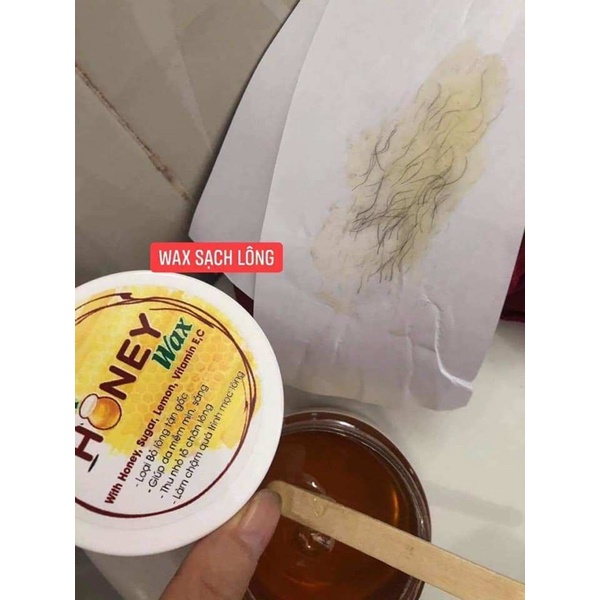 Sáp wax lông Honey 100% từ thiên nhiên Cam Kết chính hãng