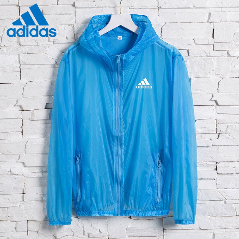 Áo Khoác Gió Adidas Siêu Nhẹ Chống Tia UV Chất Liệu Nhanh Khô Size M-3XL Thời Trang Cho Nam Và Nữ