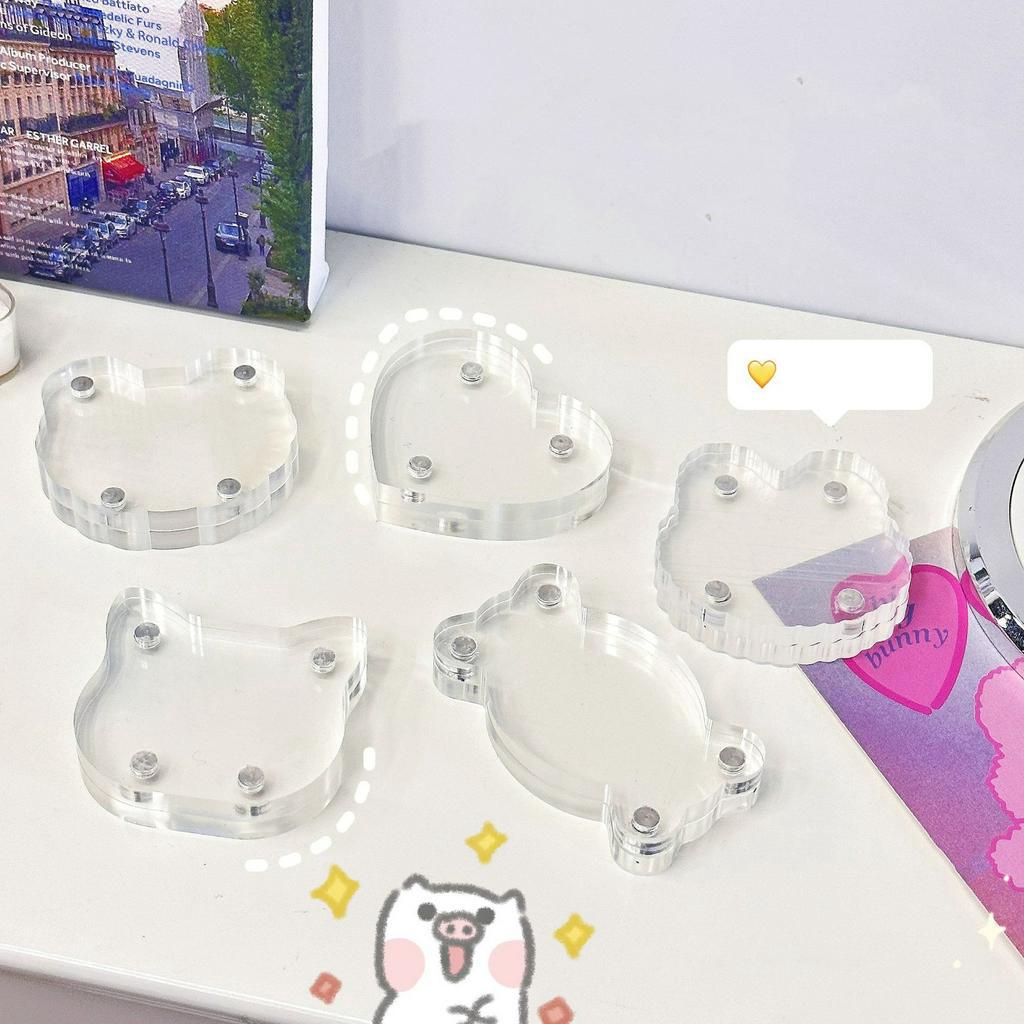 Khung Ảnh Nam Châm Bằng Nhựa Acrylic Trong Suốt Trang Trí Photocard