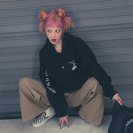 Áo nỉ mũ hoodie ADLV baby face sport car girl , áo hoodie dáng rộng unisex street wear , Cocmer_vn | BigBuy360 - bigbuy360.vn