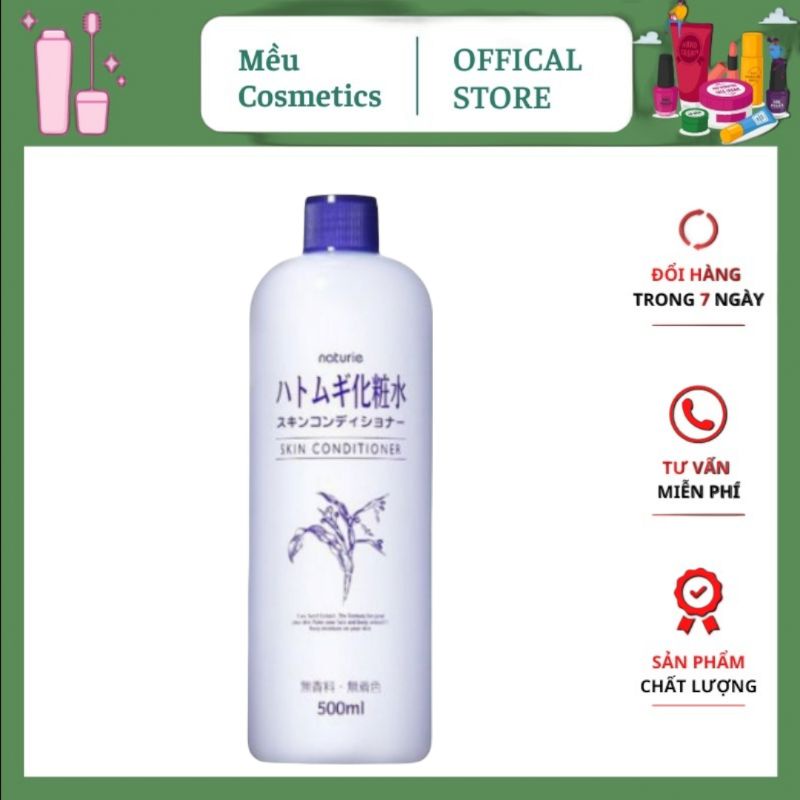 Nước Hoa Hồng Dưỡng Da Đa Năng Naturie Hatomugi Skin Conditioner 500ml