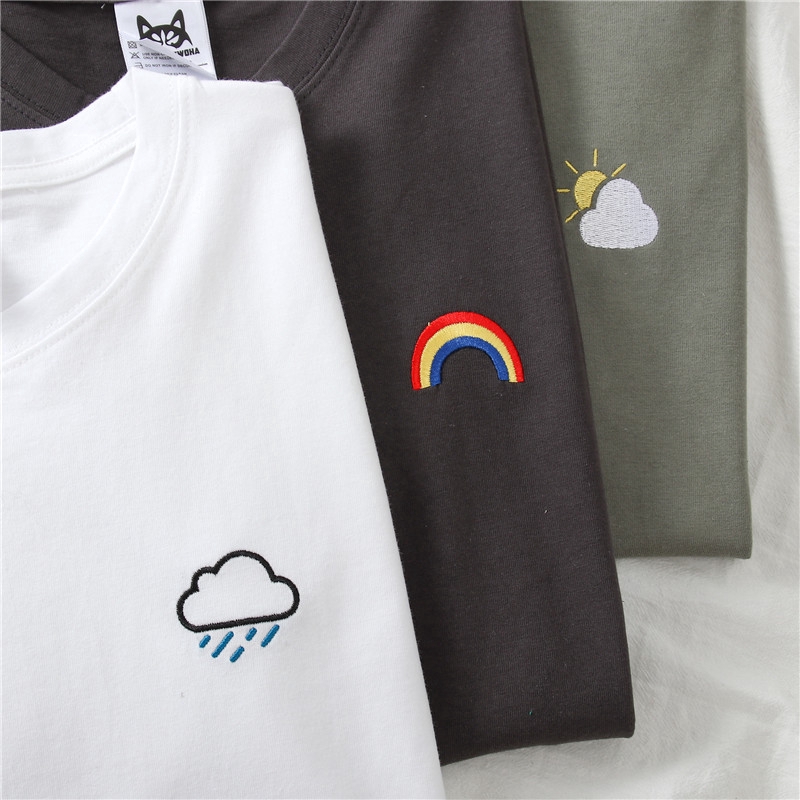 Áo thun SUXI tay ngắn form rộng theo phong cách hàn quốc