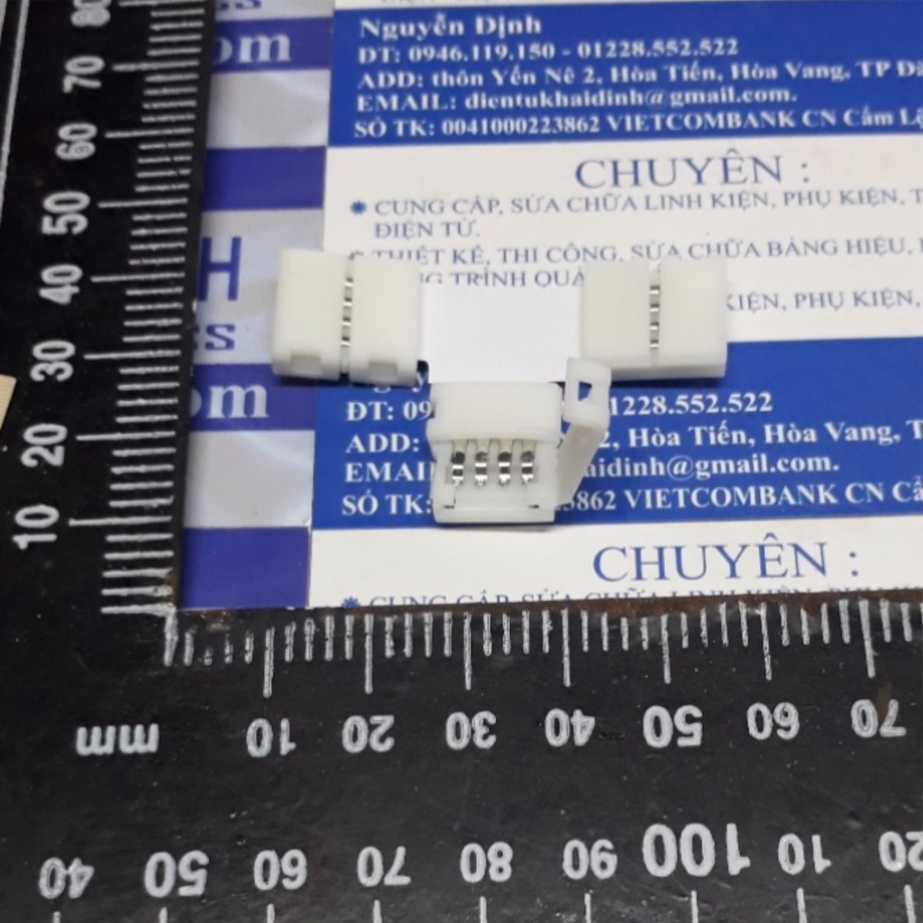 3 cái đầu nhựa chia dây LED RGB 3 đường, chữ T kde4703