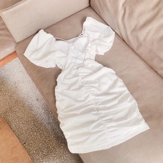 ĐẦM BODY HỞ LƯNG ĐAN DÂY NHÚN EO