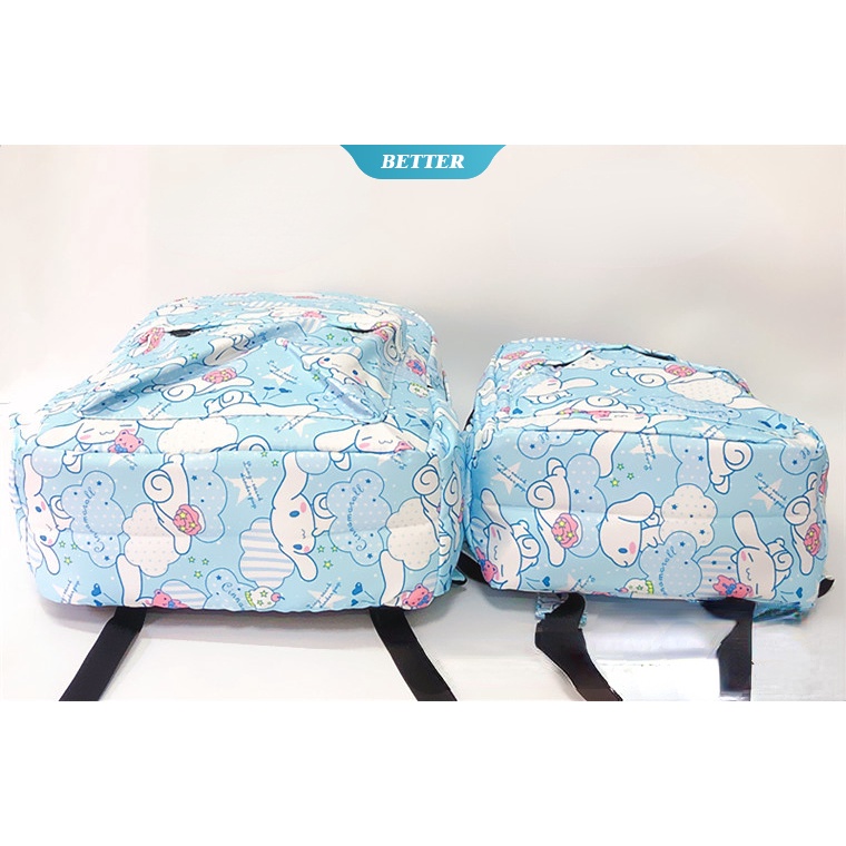 Ba Lô Đi Học / Du Lịch Họa Tiết Sanrio Cinnamoroll Hello Kitty Dễ Thương Cho Bé Gái