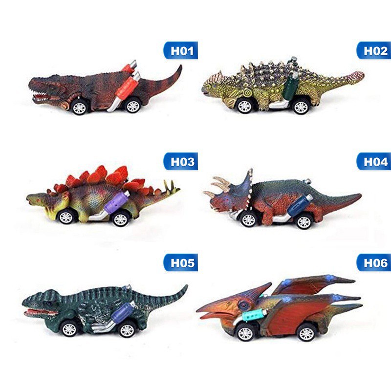 Đồ chơi mô hình xe kéo mô phỏng khủng long cho bé trai 3-9 tuổi