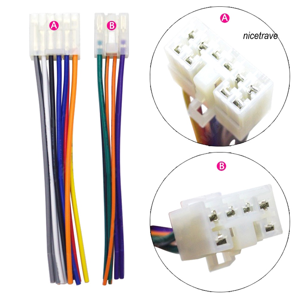 Bộ 2 sợi dây cáp nối âm thanh nổi máy phát CD radio cho xe hơi Toyota