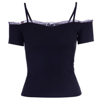Áo laced back top