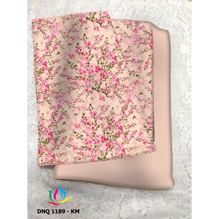 Vải áo dài hoa nhí