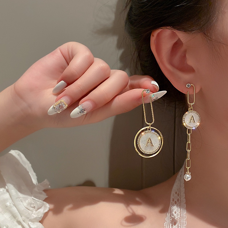 Khuyên Tai Nữ Trang Dáng Chữ A Thời Trang