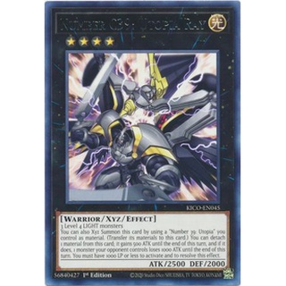 Thẻ bài yugioh - tcg - number c39: utopia ray / kico-en045