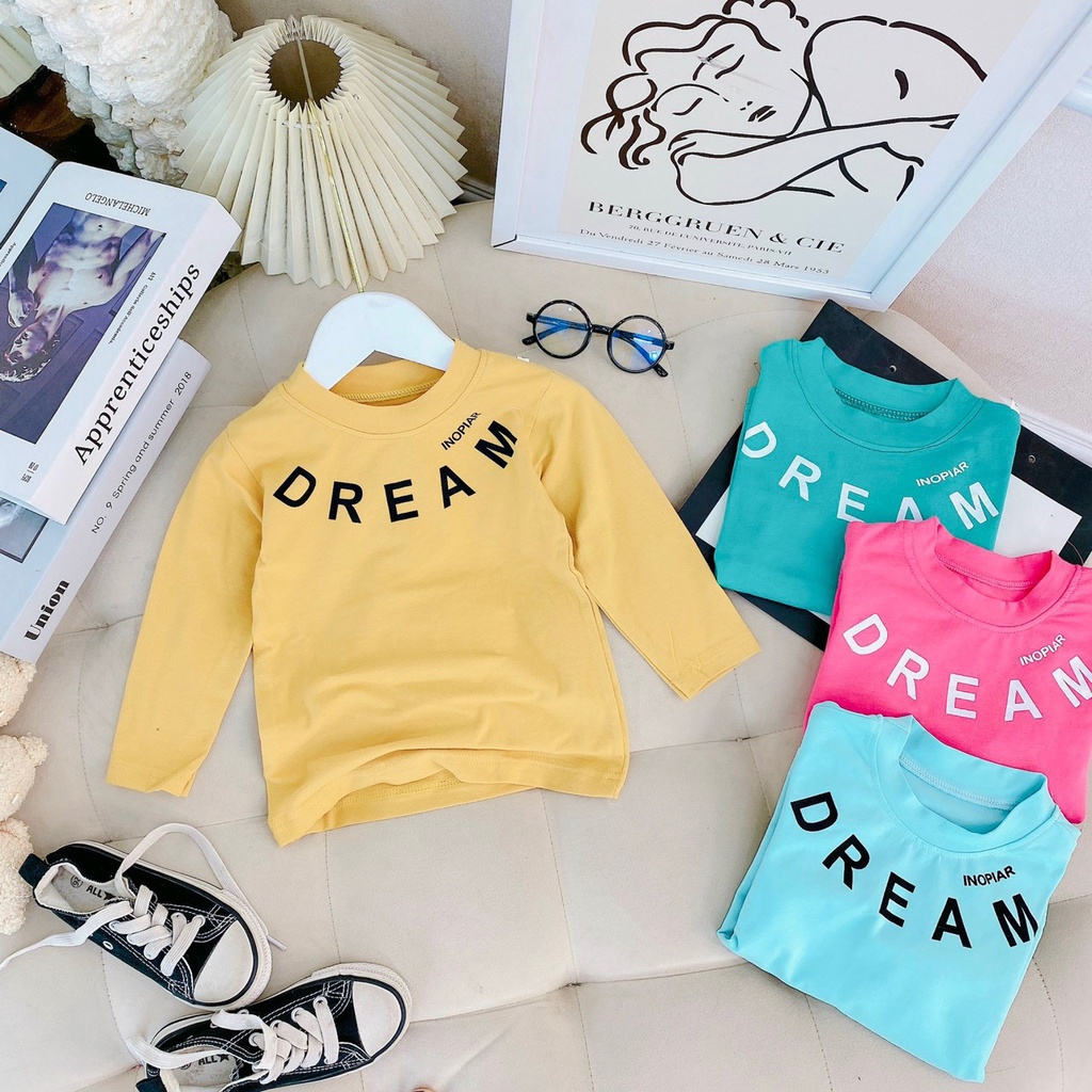 Áo giữ nhiệt cho bé 7-19kg ☘️cotton co giãn 4c☘️ Áo tay dài cho bé mùa thu