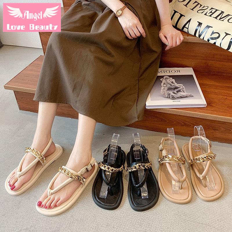 Angel~[hàng Có Sẵn] Giày Sandal Đế Mềm Phong Cách La Mã Thời Trang Mùa Hè Dành Cho Học Sinh Nữ 2022