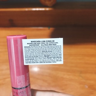 Mascara làm cong mi Maybeline Hyper Curl 4.5ml