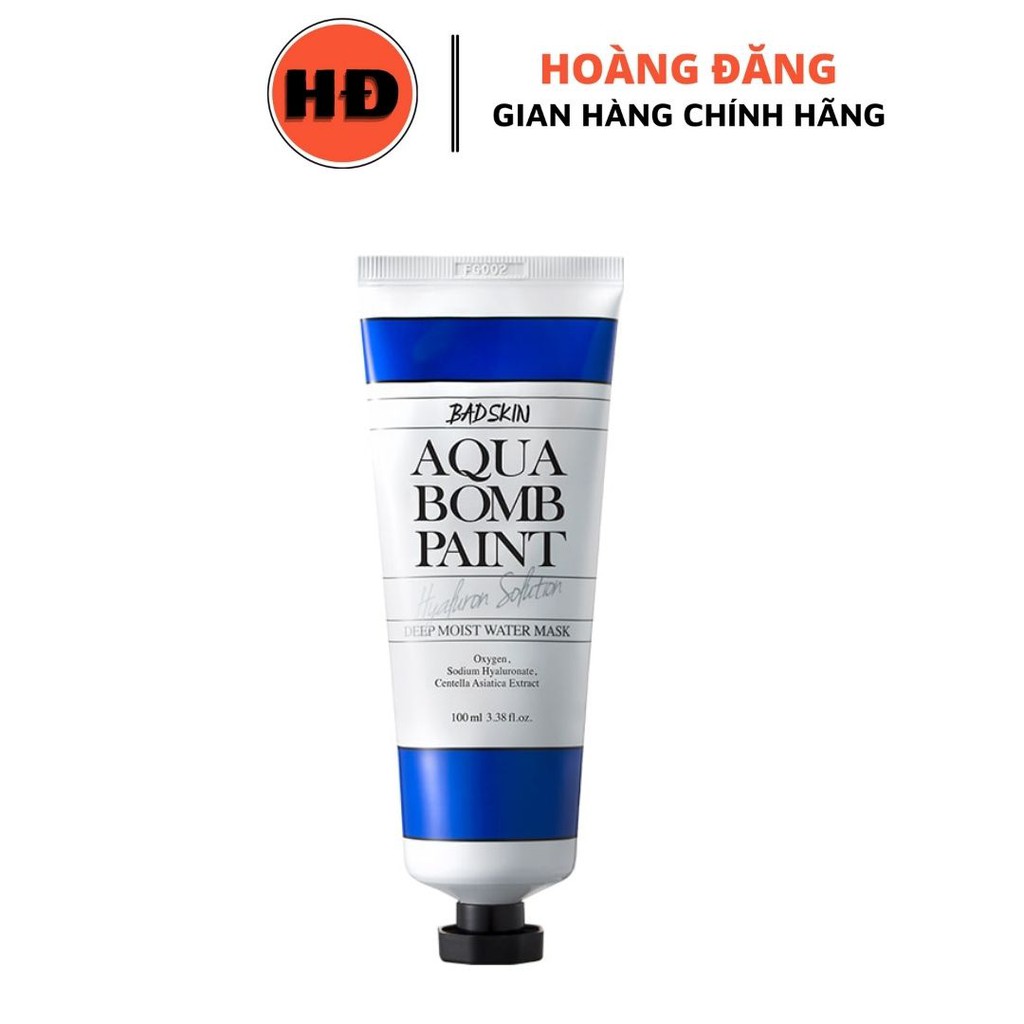 Gel dưỡng ẩm, làm dịu và sáng da Badskin Aqua Bomb Paint
