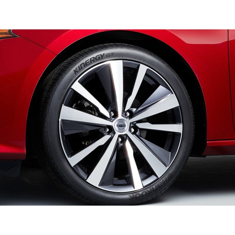 Bộ 4 Miếng Dán Trang Trí Trục Bánh Xe Hơi Nissan 56MM Nismo GTR