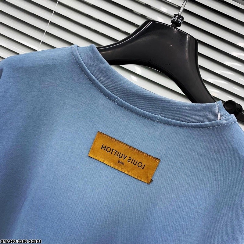 Áo phông loang nam in chữ nổi siêu nét